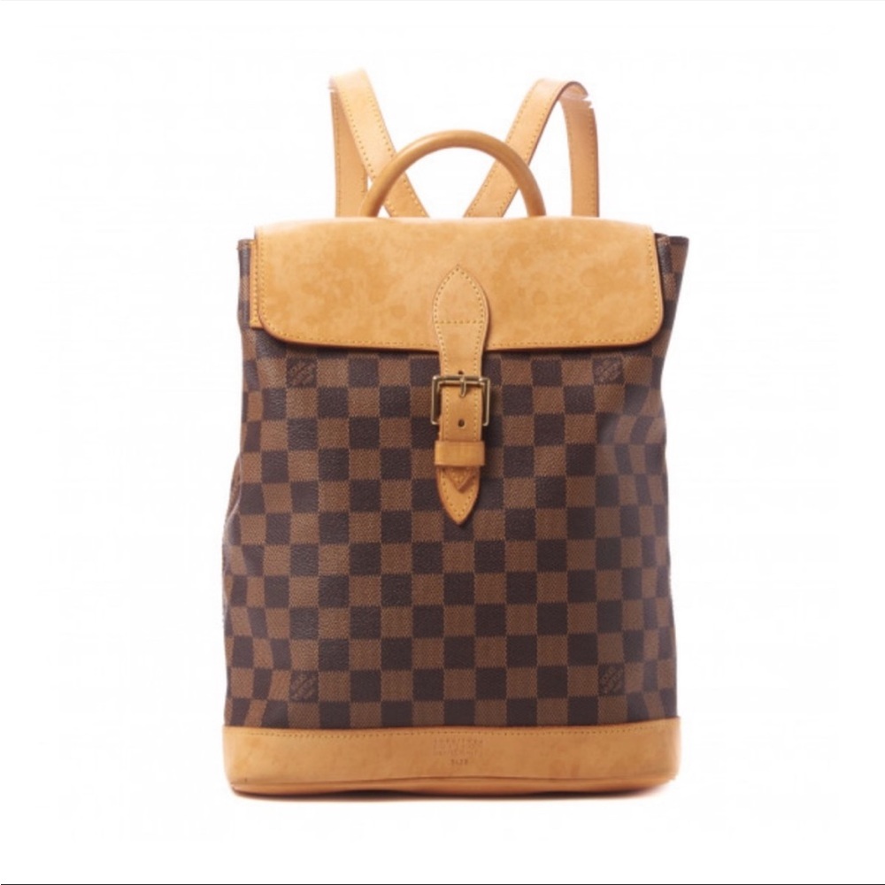 LOUIS VUITTON Damier Ebene Soho Centenaire Backpack